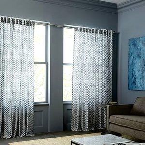 ISO - West Elm Stamped Dot Curtains Shimmer